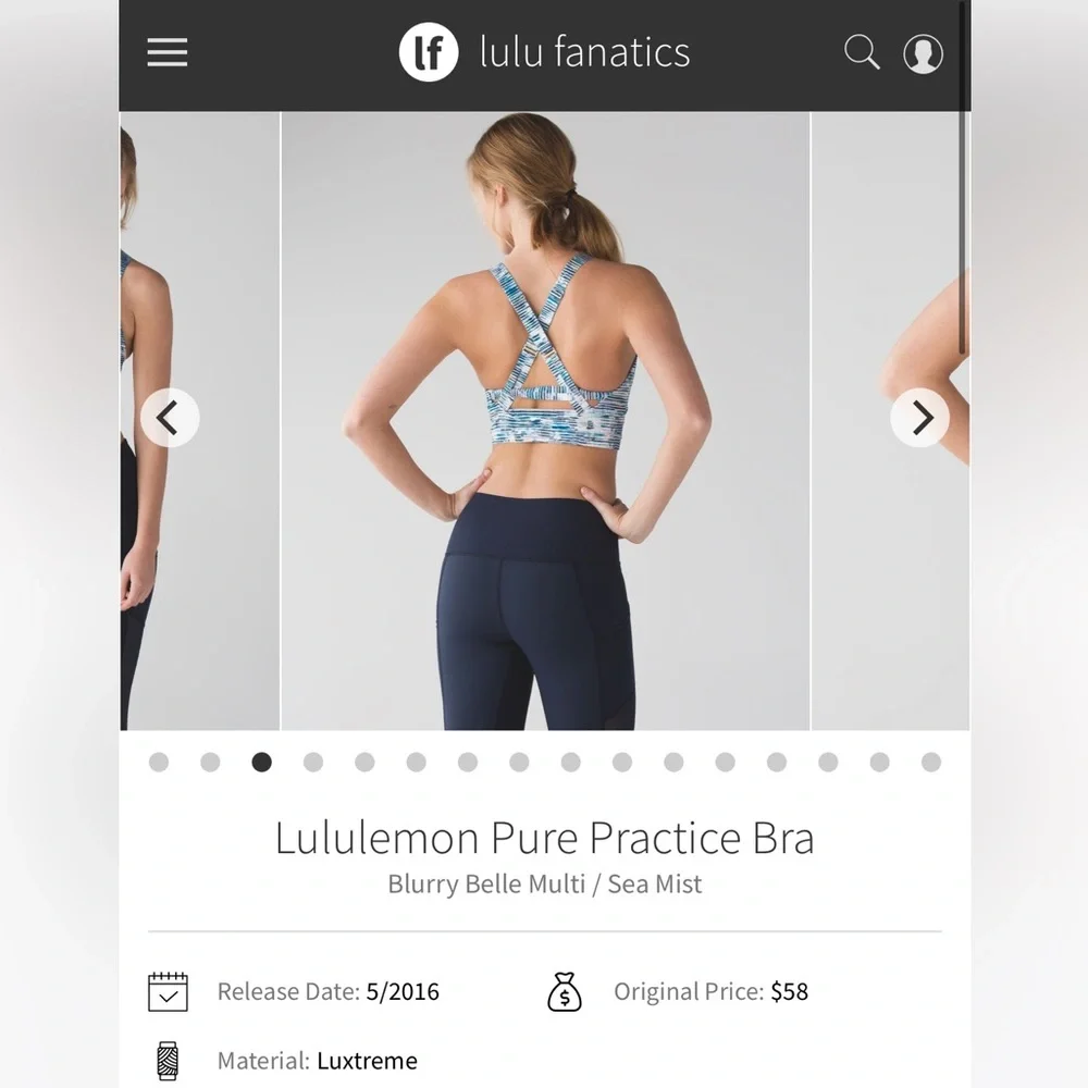 🍋Lululemon Pure Practice Bra